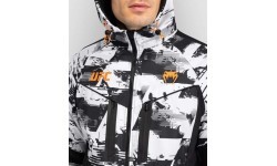 Vīriešu UFC Zenith by Venum balts Authentic Fight Week jaka ar rāvējslēdzēju
