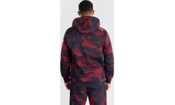 Vīriešu UFC Zenith by Venum Burgundy Authentic Fight Week kapučdžemperis
