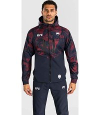 Мужская толстовка с капюшоном на молнии UFC Zenith by Venum Authentic Fight Week бордовая