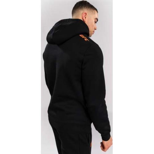 Men's UFC Zenith by Venum Black Authentic Fight Week Pullover Hoodie