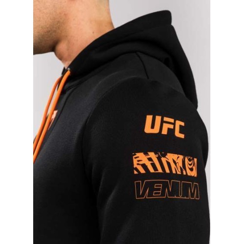Мужская толстовка с капюшоном UFC Zenith by Venum Authentic Fight Week, чёрная
