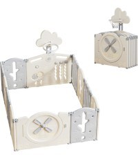 Пластиковый манеж inSPORTline Bufalino 10+2 127 x 160 x 64 см