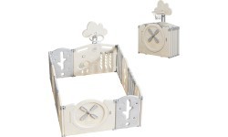 Plastmasas manēža inSPORTline Bufalino 10+2 127 x 160 x 64 cm