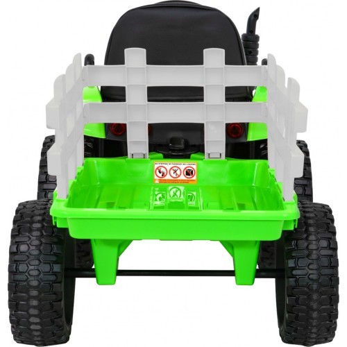 Traktors ar piekabi BLOW, zaļš
