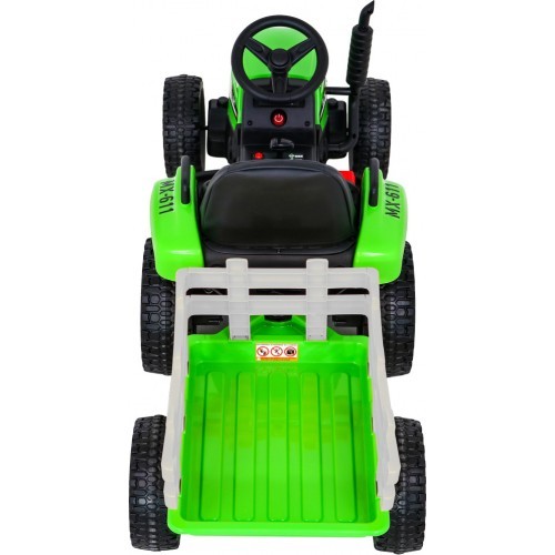 Traktors ar piekabi BLOW, zaļš