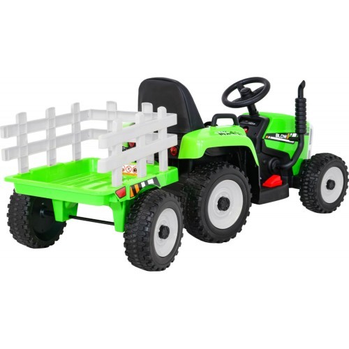 Traktors ar piekabi BLOW, zaļš