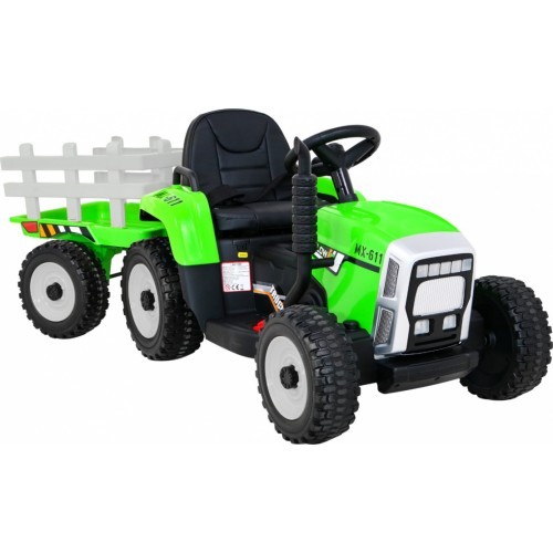 Traktors ar piekabi BLOW, zaļš