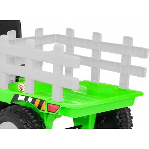 Traktors ar piekabi BLOW, zaļš