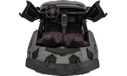 Bērnu elektromobilis Lamborghini Aventador SV, pelēks