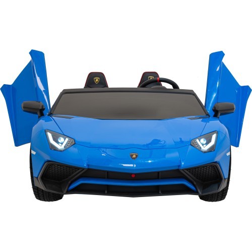 Elektromobilis Lamborghini Aventador SV STRONG, zils