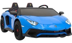 Электромобиль Lamborghini Aventador SV STRONG, синий