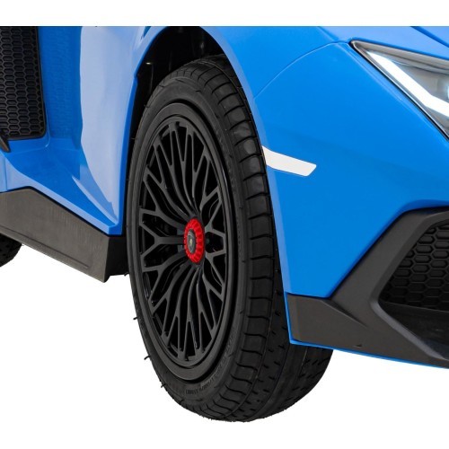 Elektromobilis Lamborghini Aventador SV STRONG, zils
