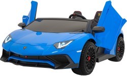 Elektromobilis Lamborghini Aventador SV STRONG, zils