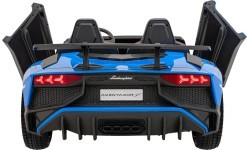 Elektromobilis Lamborghini Aventador SV STRONG, zils