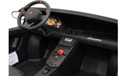 Elektromobilis Lamborghini Aventador SV STRONG, zils
