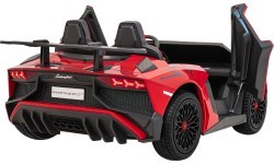 Электромобиль Lamborghini Aventador SV STRONG, красный