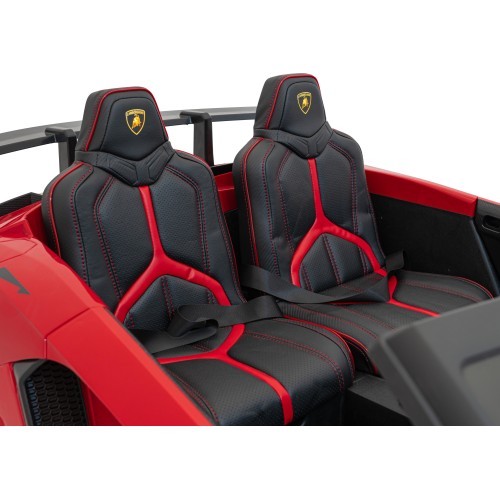 Elektromobilis Lamborghini Aventador SV STRONG, sarkans