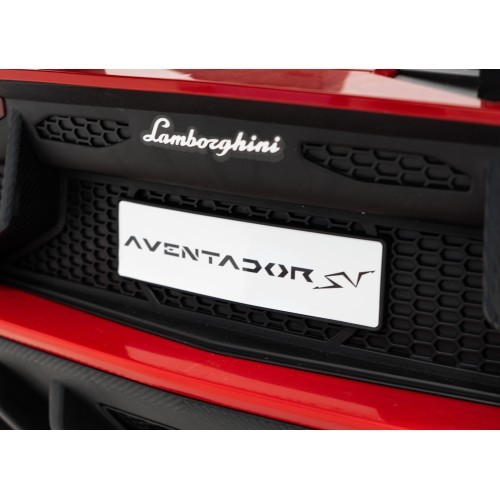 Elektromobilis Lamborghini Aventador SV STRONG, sarkans