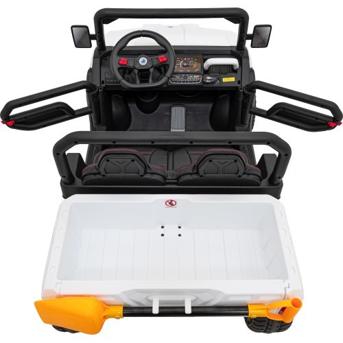 Elektromobilis Pick-up Speed 900, balts