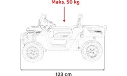 Pick-up vehicle Speed 900 White