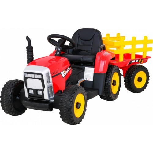 Traktors ar piekabi BLOW, sarkans
