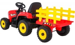 Tractor with Trailer BLOW Red