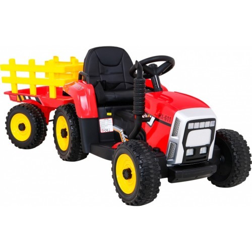 Traktors ar piekabi BLOW, sarkans