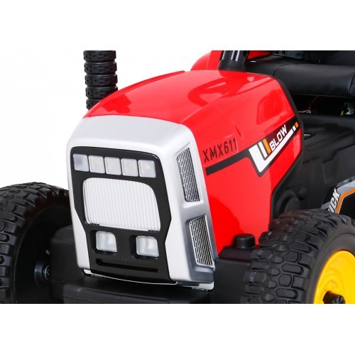 Traktors ar piekabi BLOW, sarkans
