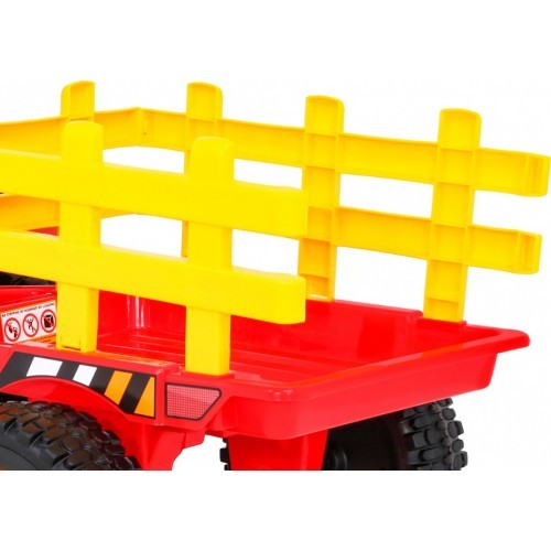 Traktors ar piekabi BLOW, sarkans