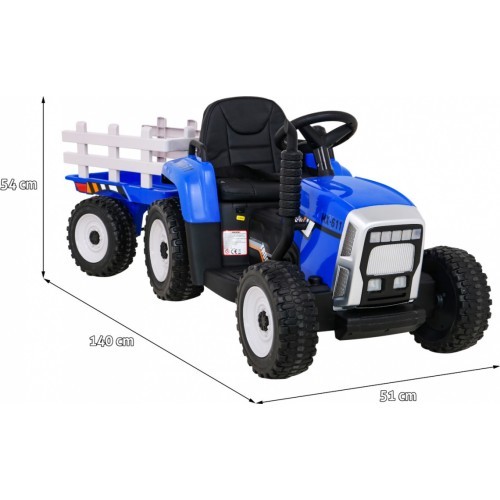 Tractor with Trailer BLOW Blue