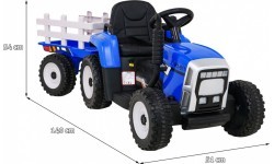 Tractor with Trailer BLOW Blue