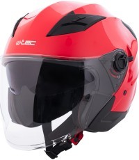 Open-Face Helmet W-TEC Barcela Carmesi - Red