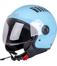 Open-Face Helmet W-TEC Baraldo Celeste