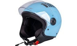Open-Face Helmet W-TEC Baraldo Celeste