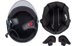 Open-Face Helmet W-TEC Baraldo Celeste