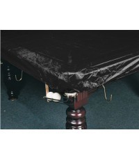 Biljarda galda pārsegs, 12 ft, melns, PVC, 4,2 x 2,8 m