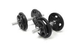 Regulējamu hanteļu komplekts Newton Fitness, gumijots, 2 x 10 kg