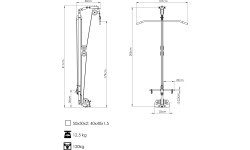 Jaudas rāmis MS-W107 2.0 Marbo Sport