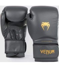 Venum Contender 1.5 boksa cimdi - pelēki/zelti