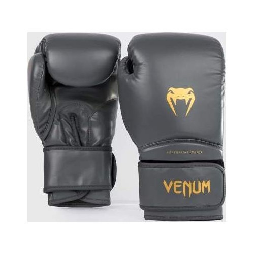 Боксёрские перчатки Venum Contender 1.5 серо-золотые