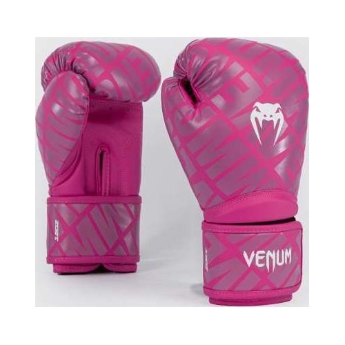Боксёрские перчатки Venum Contender 1.5 XT, бело-розовые