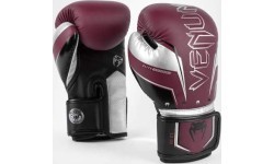 Boksa cimdi Venum Elite Evo – bordo/sudraba