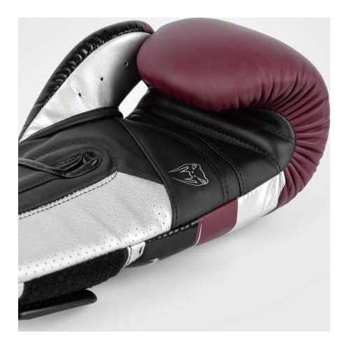 Boksa cimdi Venum Elite Evo – bordo/sudraba