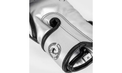 Venum Elite Boxing Gloves - Silver/Black