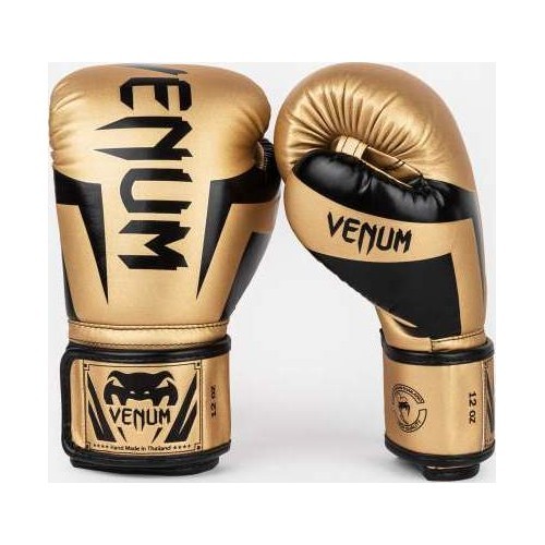 Venum Elite Boxing Gloves - Gold/Black