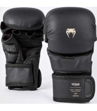 MMA cimdi Venum Impact Evo Sparring, melni