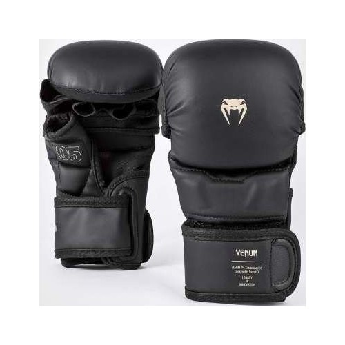 MMA cimdi Venum Impact Evo Sparring, melni