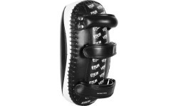 Ударные лапы Venum Light, кожа Skintex, чёрный/лёд, один размер