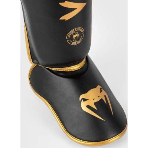 Venum Challenger Standup Shin Guards - Black/Gold