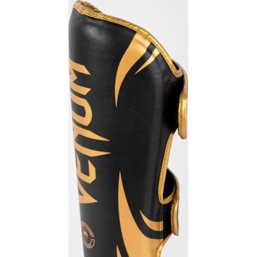Venum Challenger Standup Shin Guards - Black/Gold